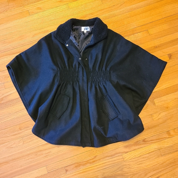 Jolt Jackets & Blazers - Jolt Rushed Cape Coat
